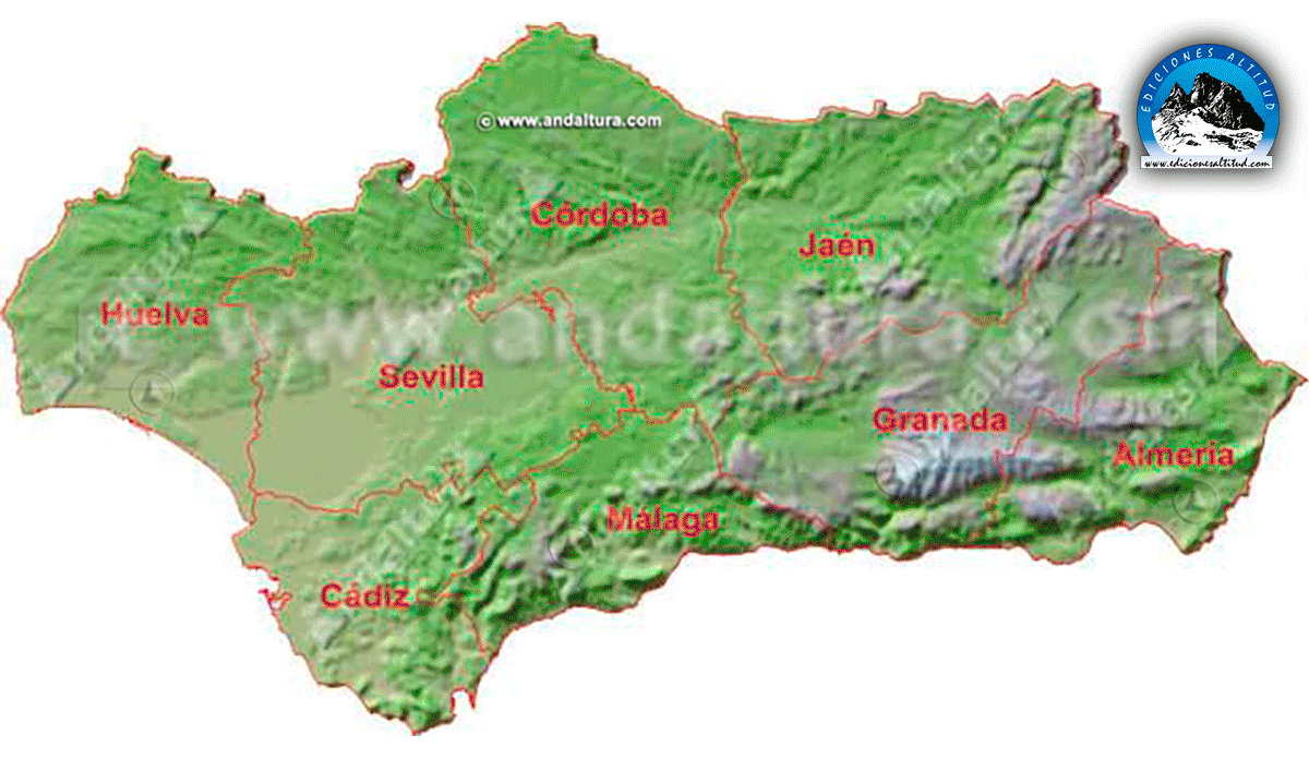 Mapas de Andalucía, Ediciones Altitud, Andaltura