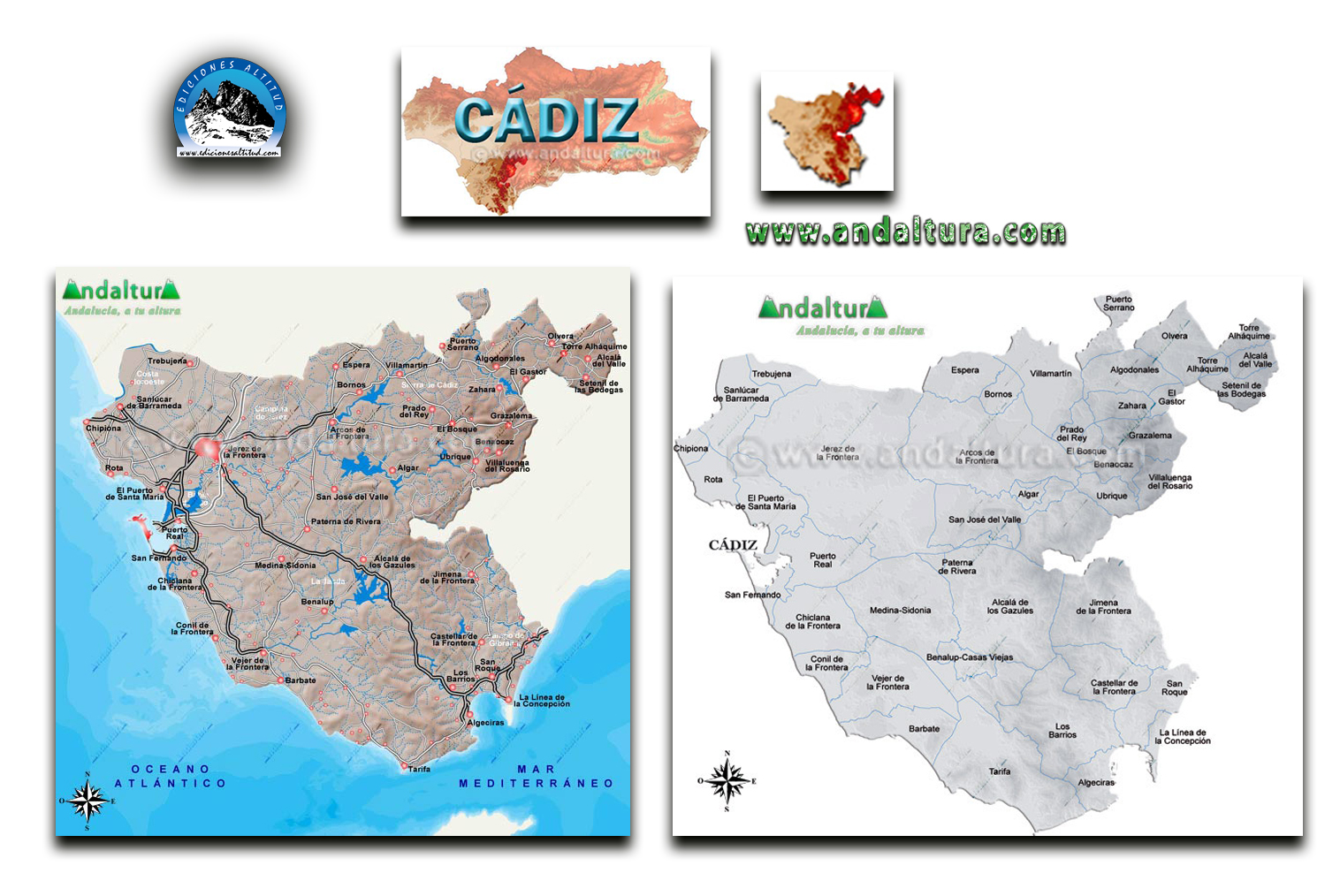 Mapas Interactivos de la provincia de Cádiz